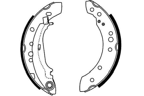 KAVO PARTS Fékpofa BS-6420_KP