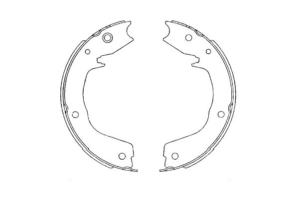 KAVO PARTS Fékpofa BS-6422_KP