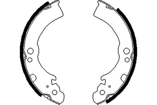 KAVO PARTS Fékpofa BS-7403_KP