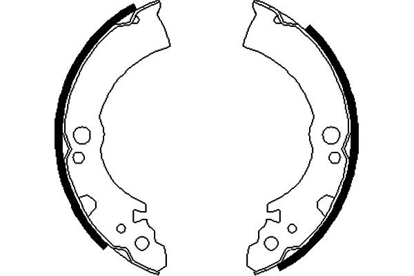 KAVO PARTS Fékpofa BS-7404_KP