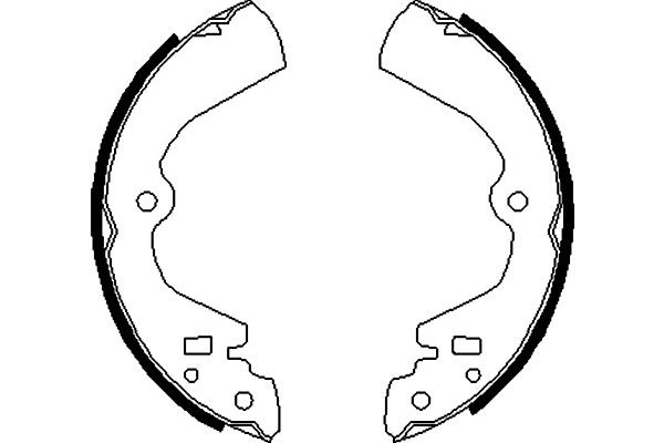 KAVO PARTS Fékpofa BS-7409_KP