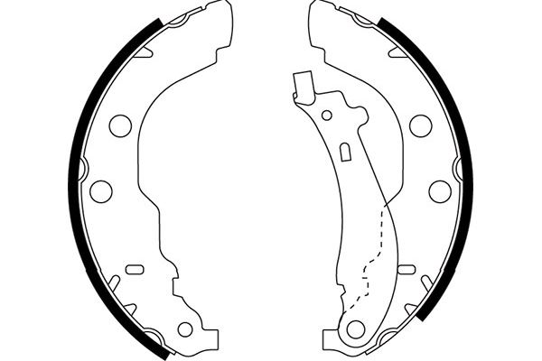 KAVO PARTS Fékpofa BS-7424_KP