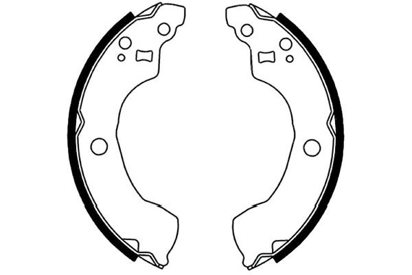 KAVO PARTS Fékpofa BS-7427_KP