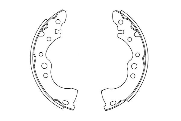 KAVO PARTS Fékpofa BS-7434_KP