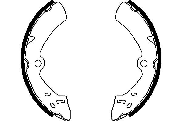 KAVO PARTS Fékpofa BS-8902_KP