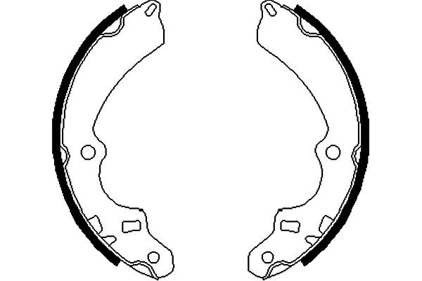 KAVO PARTS Fékpofa BS-8904_KP