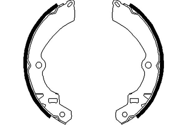 KAVO PARTS Fékpofa BS-8905_KP