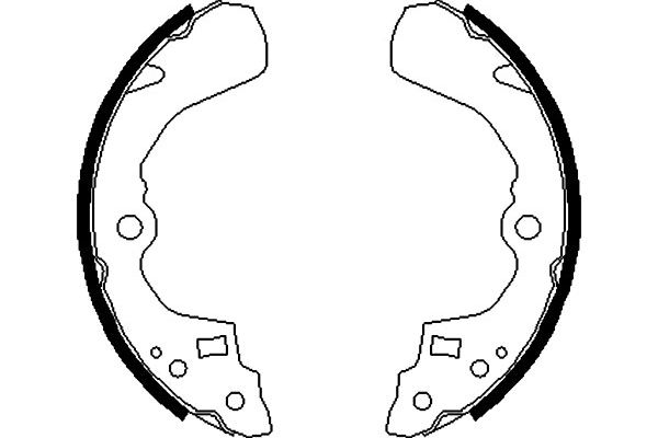 KAVO PARTS Fékpofa BS-8907_KP