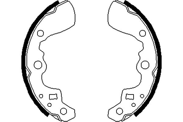 KAVO PARTS Fékpofa BS-8909_KP