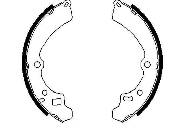 KAVO PARTS Fékpofa BS-8910_KP