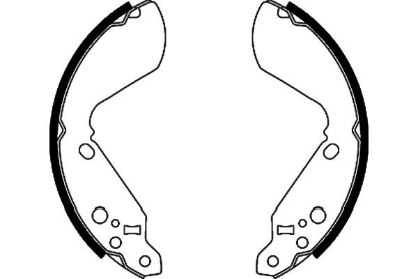 KAVO PARTS Fékpofa BS-8911_KP