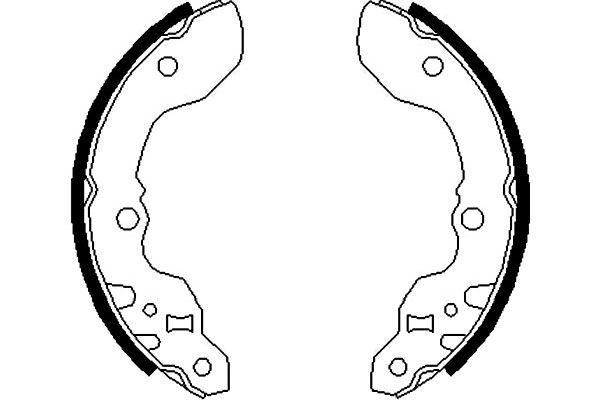 KAVO PARTS Fékpofa BS-8912_KP