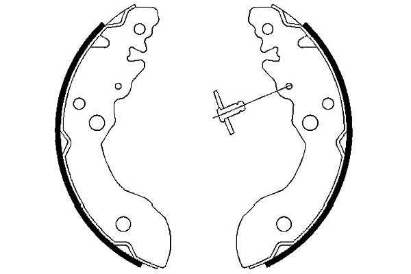 KAVO PARTS Fékpofa BS-8913_KP