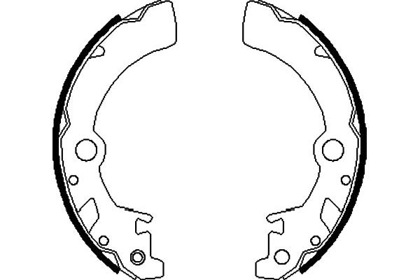 KAVO PARTS Fékpofa BS-8915_KP