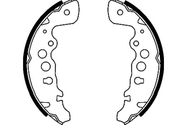 KAVO PARTS Fékpofa BS-8916_KP