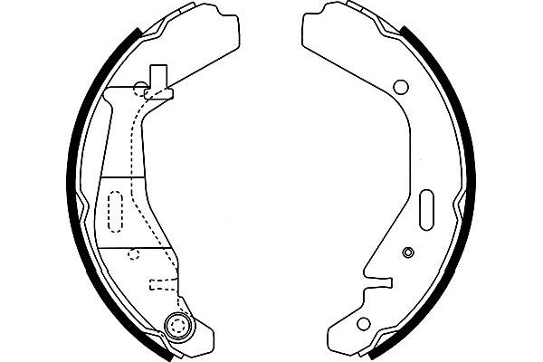 KAVO PARTS Fékpofa BS-8926_KP