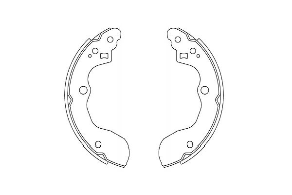 KAVO PARTS Fékpofa BS-8934_KP