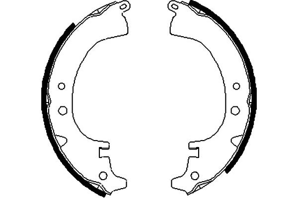 KAVO PARTS Fékpofa BS-9900_KP