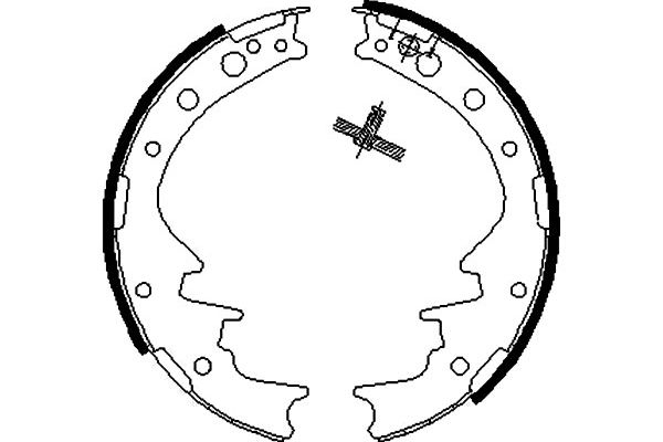 KAVO PARTS Fékpofa BS-9902_KP