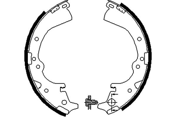 KAVO PARTS Fékpofa BS-9905_KP