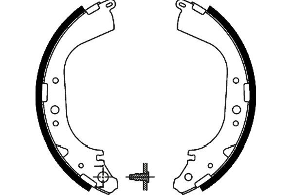 KAVO PARTS Fékpofa BS-9909_KP