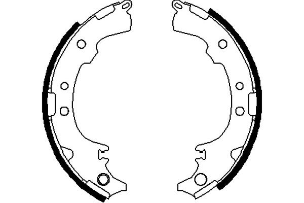 KAVO PARTS Fékpofa BS-9914_KP