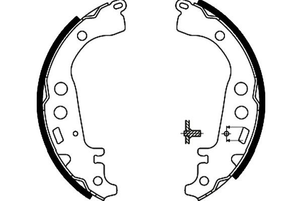 KAVO PARTS Fékpofa BS-9918_KP