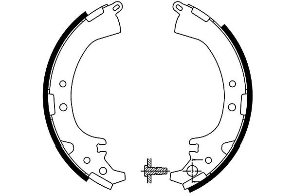 KAVO PARTS Fékpofa BS-9925_KP