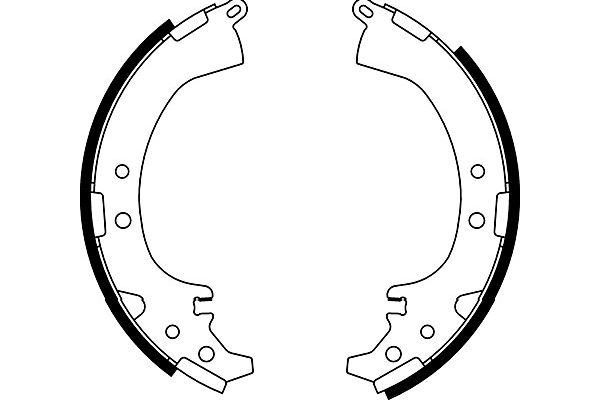 KAVO PARTS Fékpofa BS-9931_KP