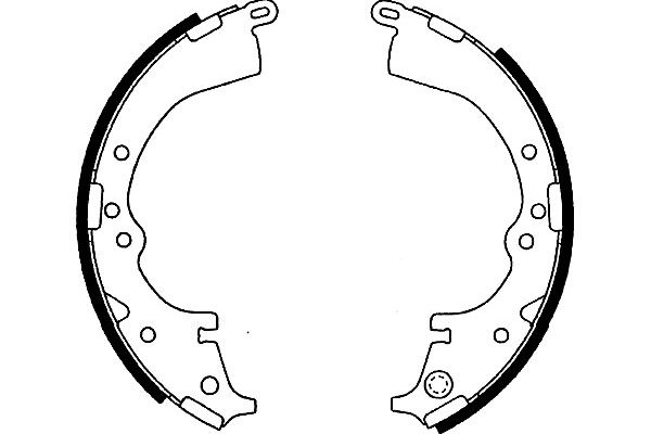 KAVO PARTS Fékpofa BS-9936_KP