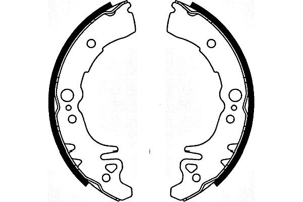 KAVO PARTS Fékpofa BS-9937_KP