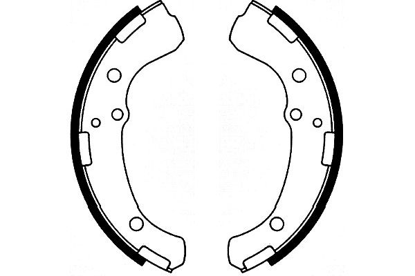 KAVO PARTS Fékpofa BS-9938_KP