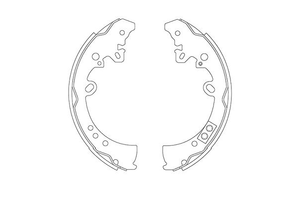 KAVO PARTS Fékpofa BS-9939_KP