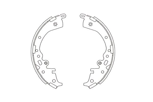 KAVO PARTS Fékpofa BS-9951_KP