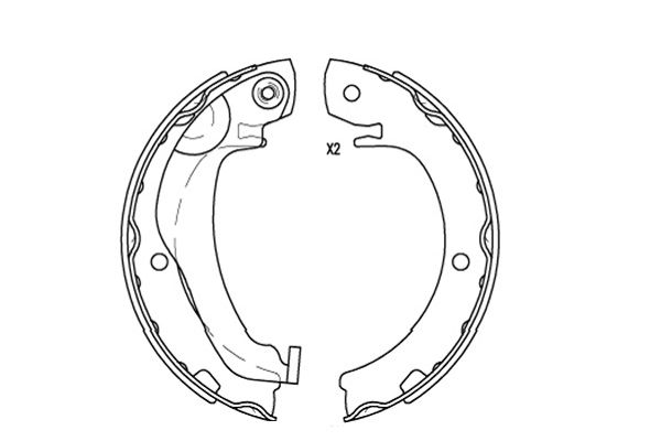 KAVO PARTS BS-9956_KP Fékpofa