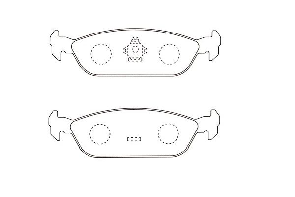 KAVO PARTS Fékbetét, mind KBP-1517_KP