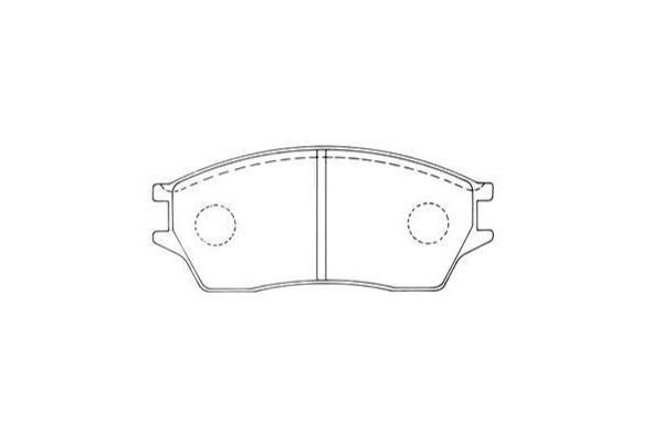 KAVO PARTS Fékbetét, mind KBP-2060_KP