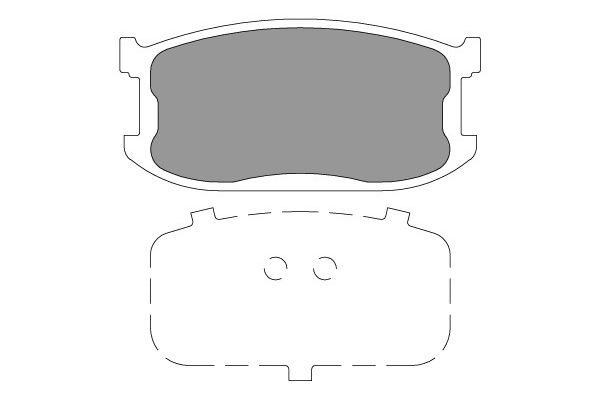 KAVO PARTS Fékbetét, mind KBP-4565_KP