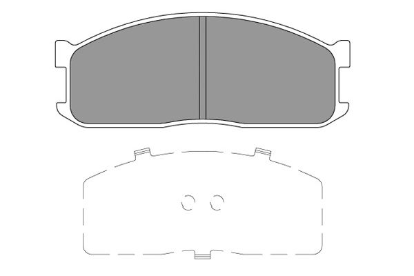 KAVO PARTS Fékbetét, mind KBP-4566_KP