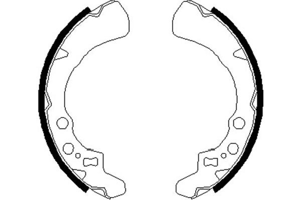 KAVO PARTS Fékpofa KBS-1908_KP