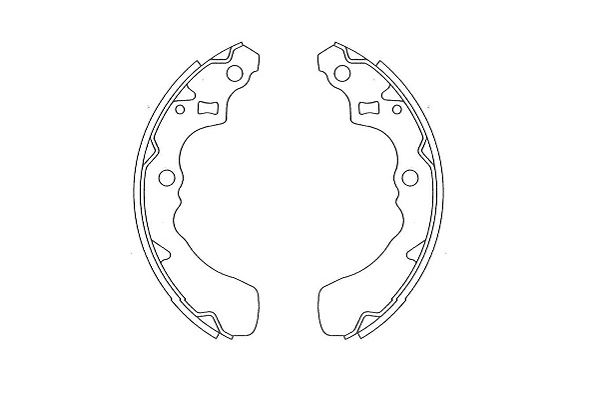 KAVO PARTS Fékpofa KBS-1916_KP