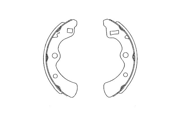 KAVO PARTS Fékpofa KBS-2904_KP