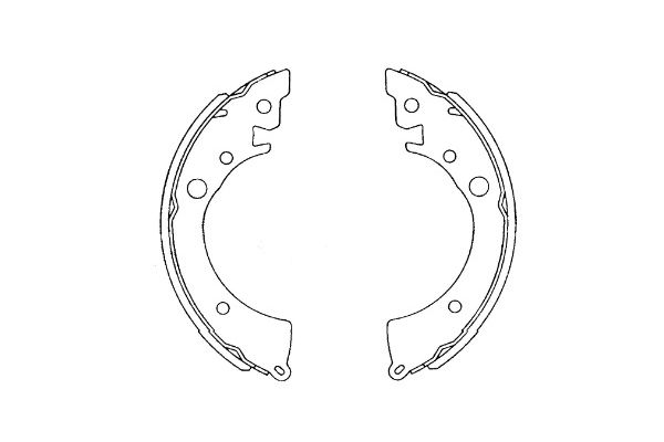 KAVO PARTS Fékpofa KBS-2905_KP