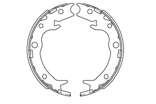 KAVO PARTS Fékpofa KBS-2908_KP