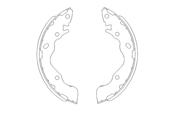 KAVO PARTS Fékpofa KBS-3402_KP