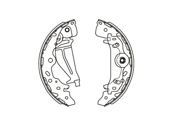 KAVO PARTS Fékpofa KBS-3405_KP