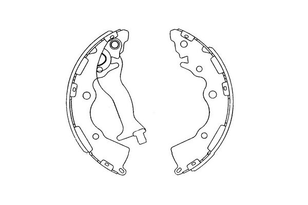 KAVO PARTS Fékpofa KBS-4405_KP