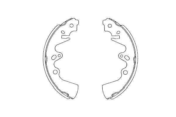 KAVO PARTS Fékpofa KBS-5410_KP