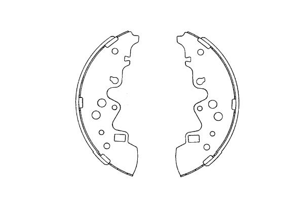 KAVO PARTS Fékpofa KBS-5414_KP