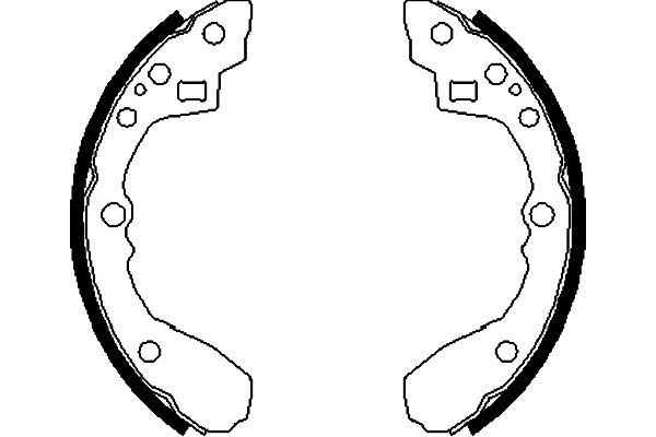 KAVO PARTS Fékpofa KBS-5416_KP